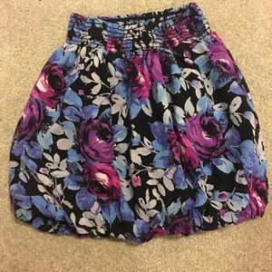 Floral Delia’s Mini Skirt